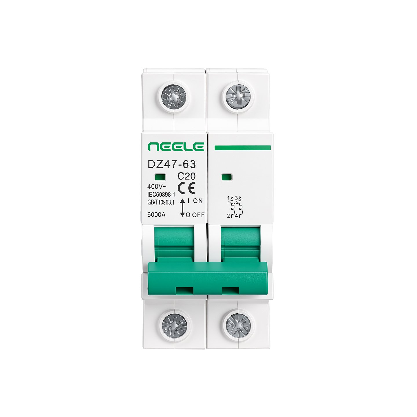 NEELE NEMCB-45 AC Miniature Circuit Breaker 1P-4P 6-63A